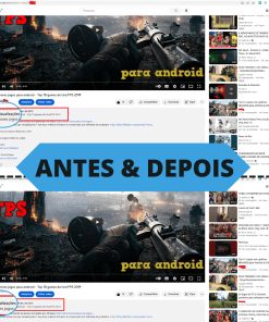 Antes & Depois Visualizações Vídeo YouTube