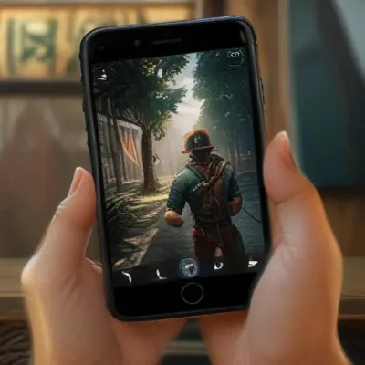Uma mão segurando um celular escolhendo comprar curtidas tiktok