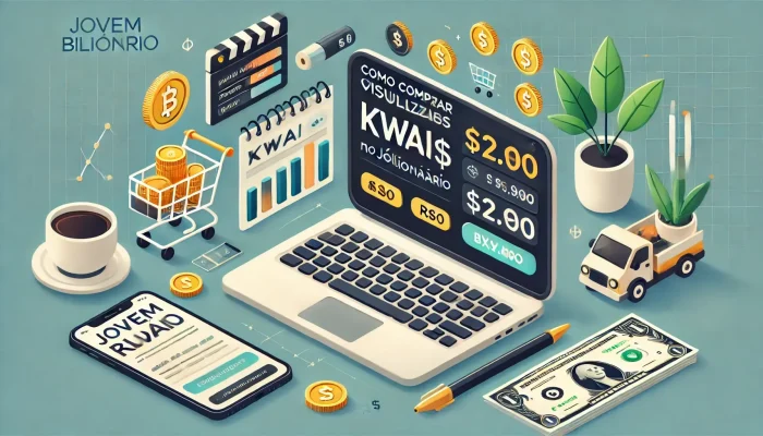Como comprar visualizações kwai no Jovem Bilionário