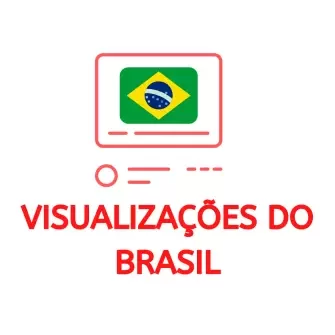 Ilustração Visualizações Brasil