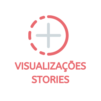 Ilustração Visualizações Stories